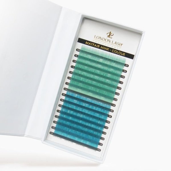 Мятно-зеленый/Голубой океан ресницы Mayfair Mink0.07