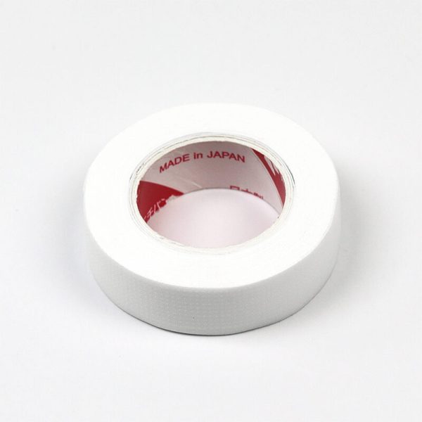 Perforated white tape